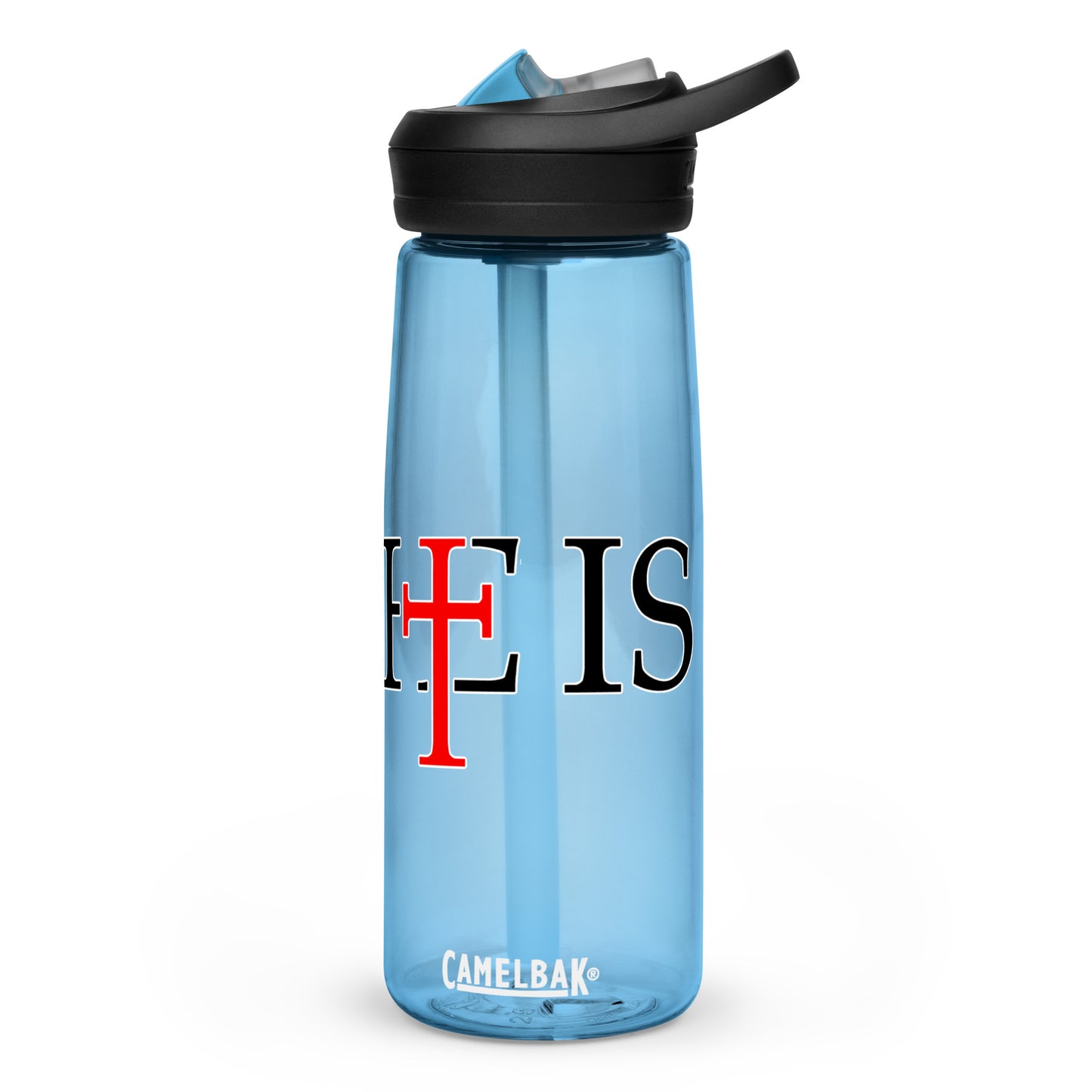 HE IS - Sports Water Bottle