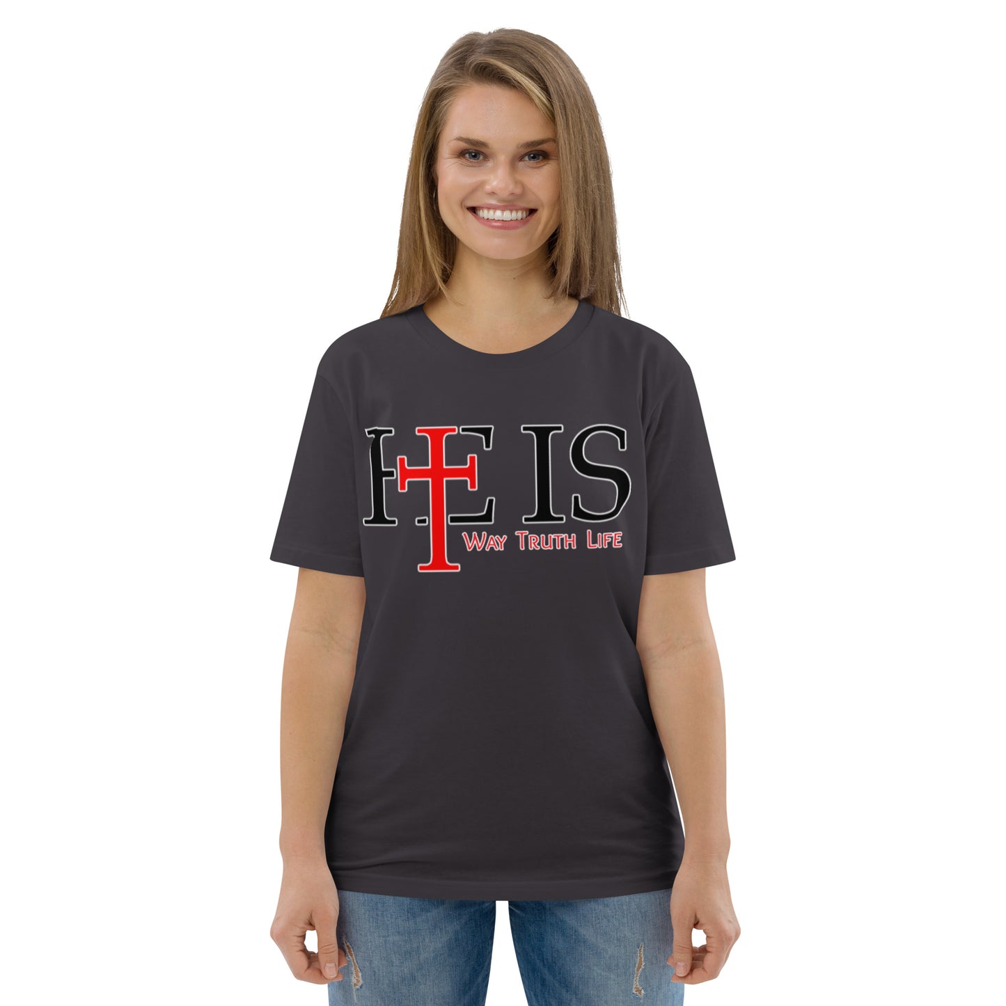 Way Truth Life - John 14:6 - Unisex Organic Cotton T-shirt