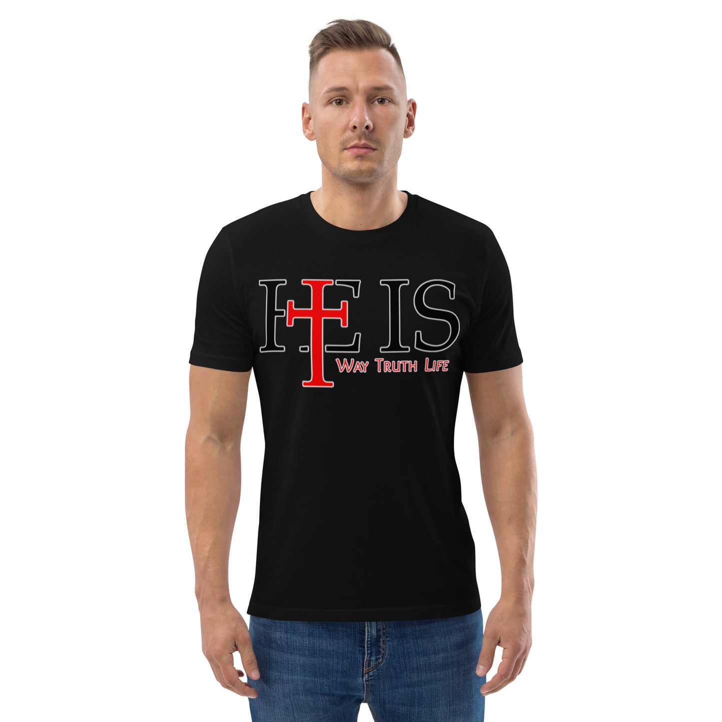 Way Truth Life - John 14:6 - Unisex Organic Cotton T-shirt