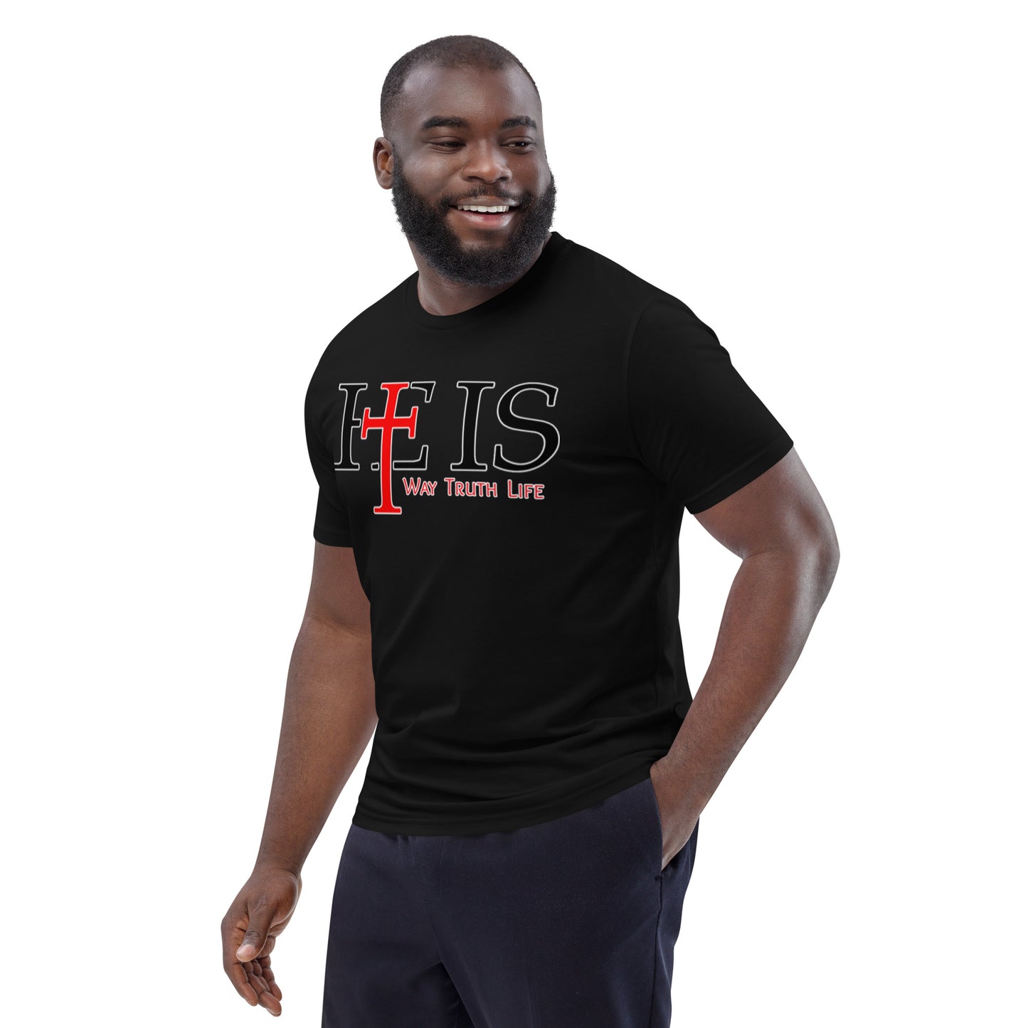 Way Truth Life - John 14:6 - Unisex Organic Cotton T-shirt