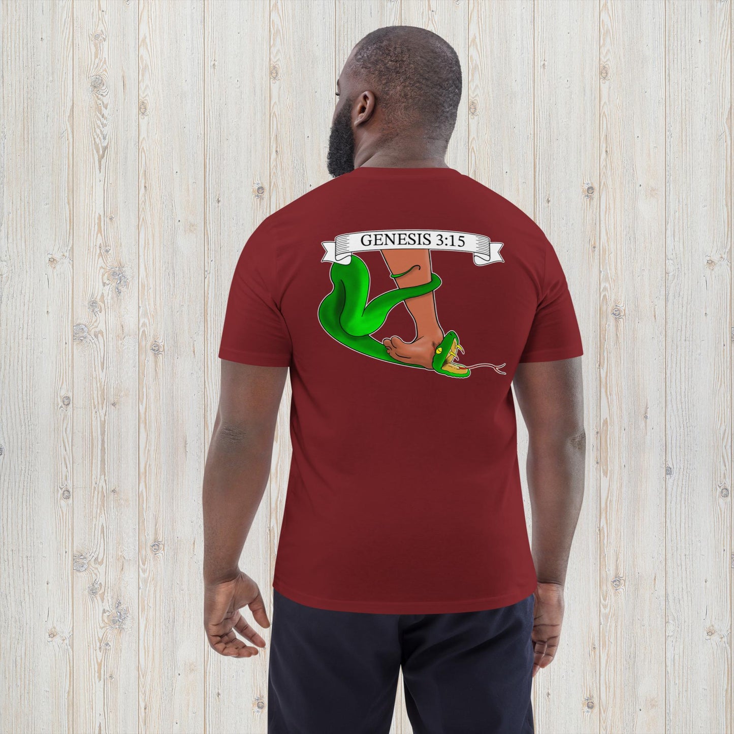 Genesis 3:15 - Unisex Organic Cotton T-shirt