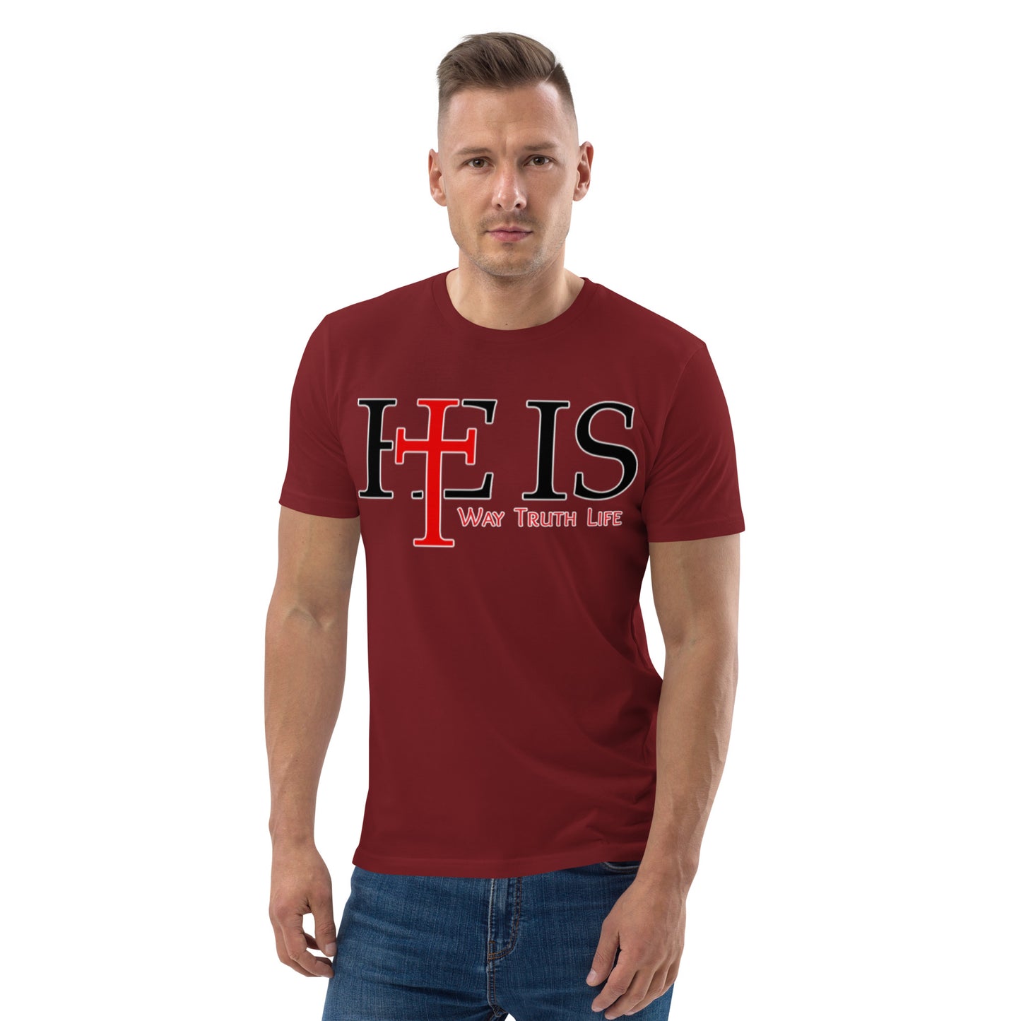 Way Truth Life - John 14:6 - Unisex Organic Cotton T-shirt