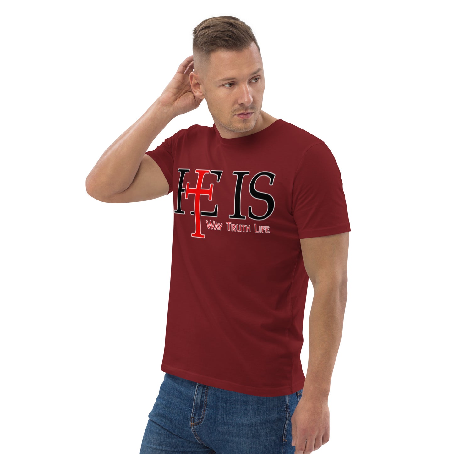 Way Truth Life - John 14:6 - Unisex Organic Cotton T-shirt