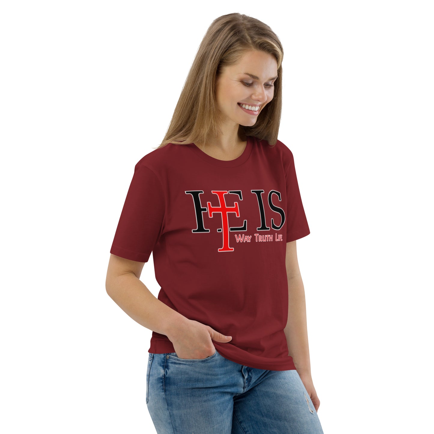 Way Truth Life - John 14:6 - Unisex Organic Cotton T-shirt