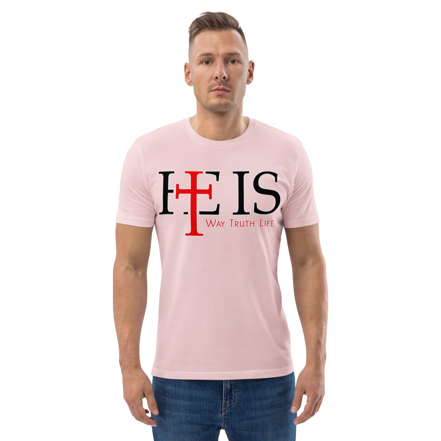 Way Truth Life - John 14:6 - Unisex Organic Cotton T-shirt
