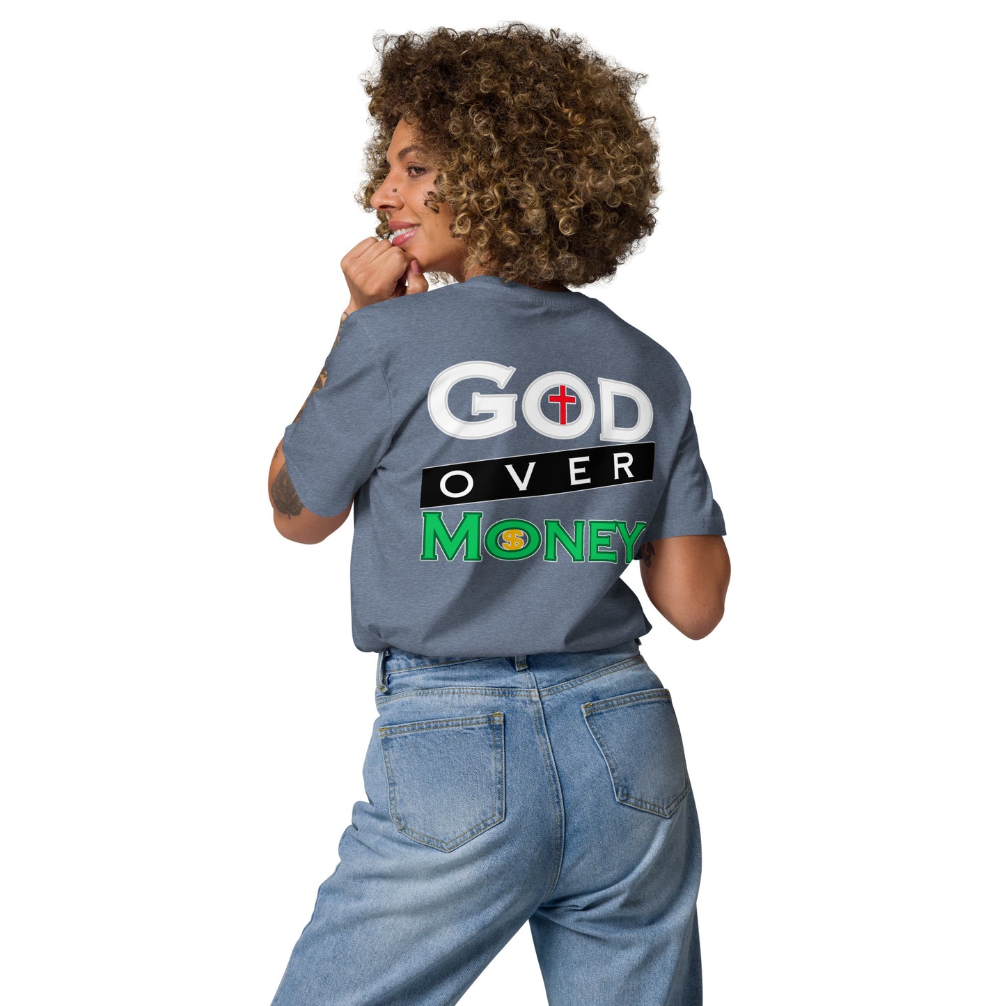 Luke 16:13 - Unisex Organic Cotton T-shirt