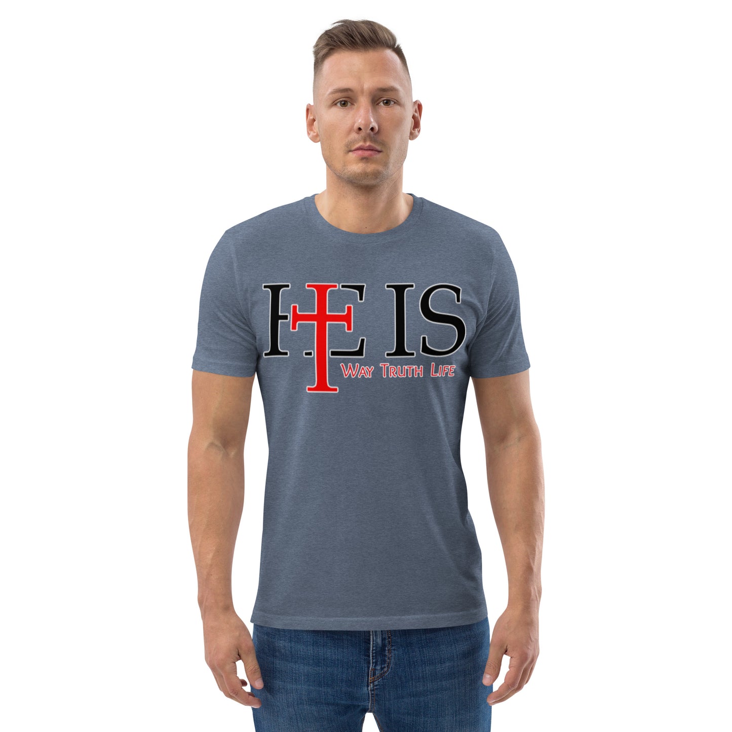 Way Truth Life - John 14:6 - Unisex Organic Cotton T-shirt