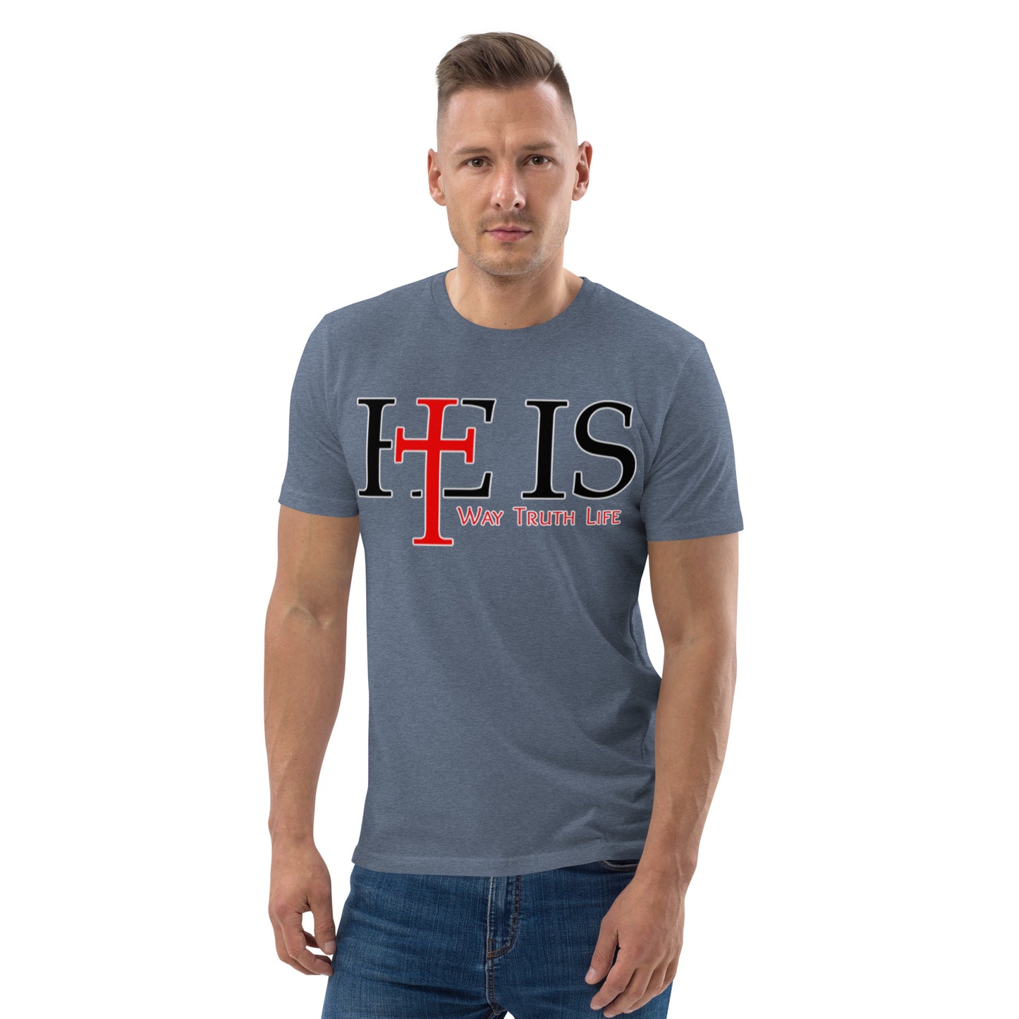 Way Truth Life - John 14:6 - Unisex Organic Cotton T-shirt