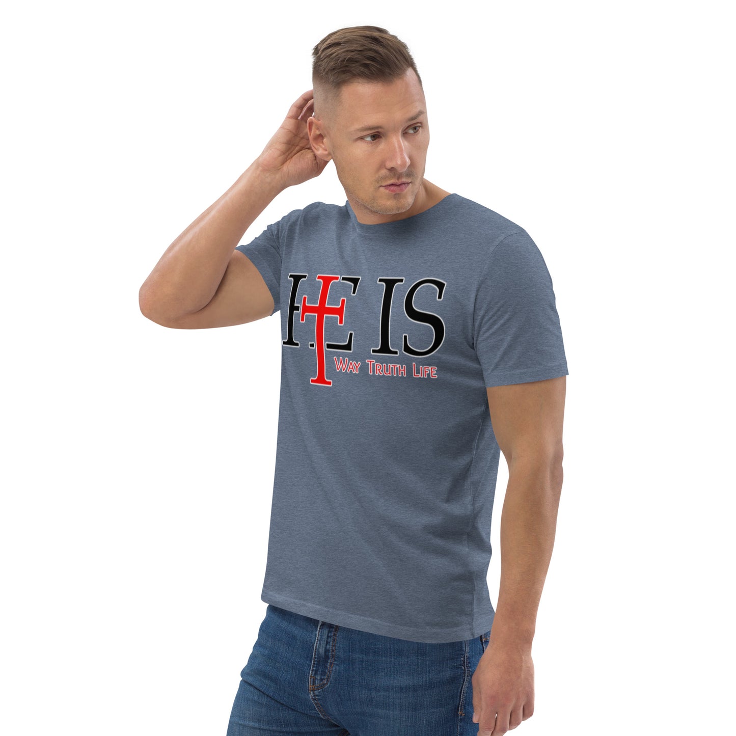 Way Truth Life - John 14:6 - Unisex Organic Cotton T-shirt
