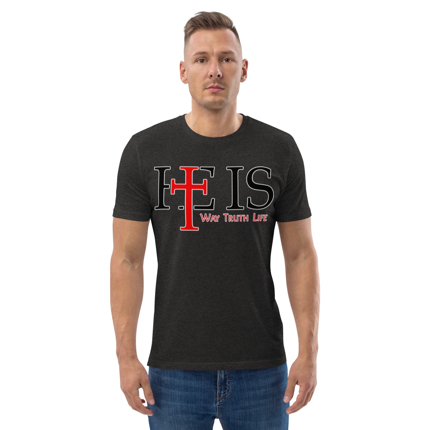 Way Truth Life - John 14:6 - Unisex Organic Cotton T-shirt