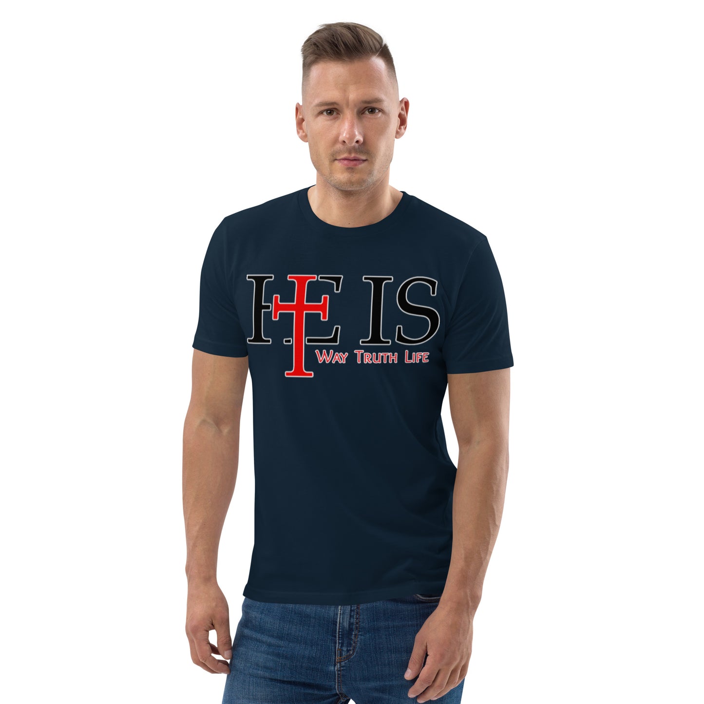 Way Truth Life - John 14:6 - Unisex Organic Cotton T-shirt