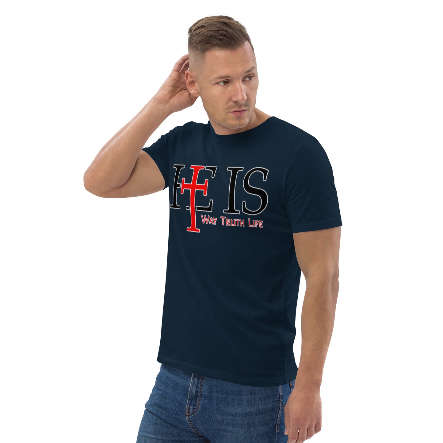 Way Truth Life - John 14:6 - Unisex Organic Cotton T-shirt