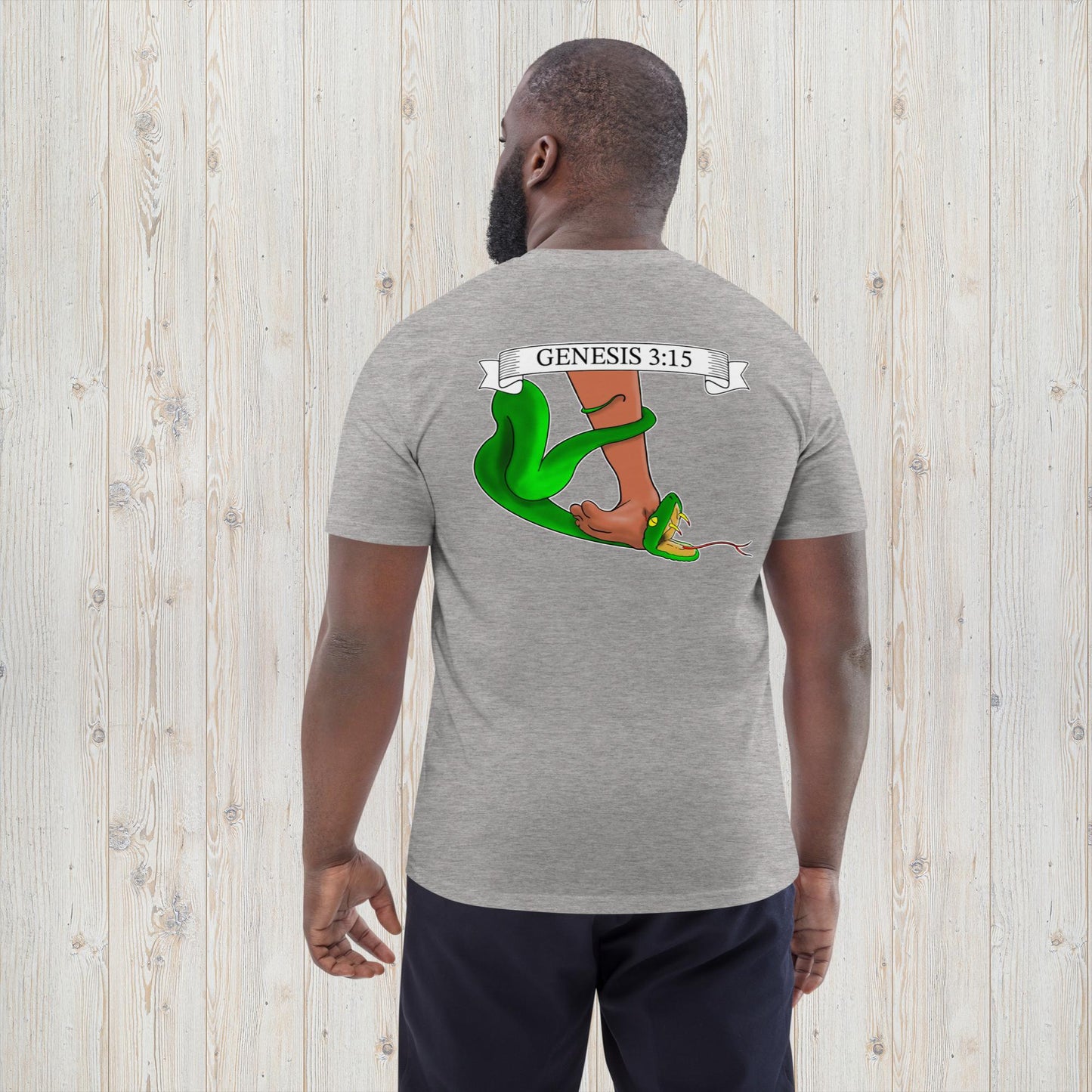 Genesis 3:15 - Unisex Organic Cotton T-shirt