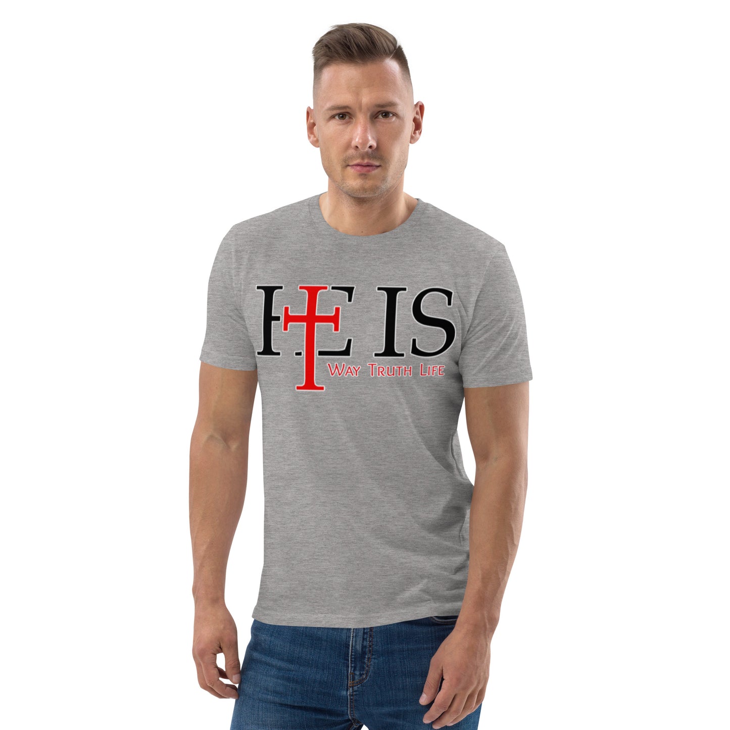 Way Truth Life - John 14:6 - Unisex Organic Cotton T-shirt