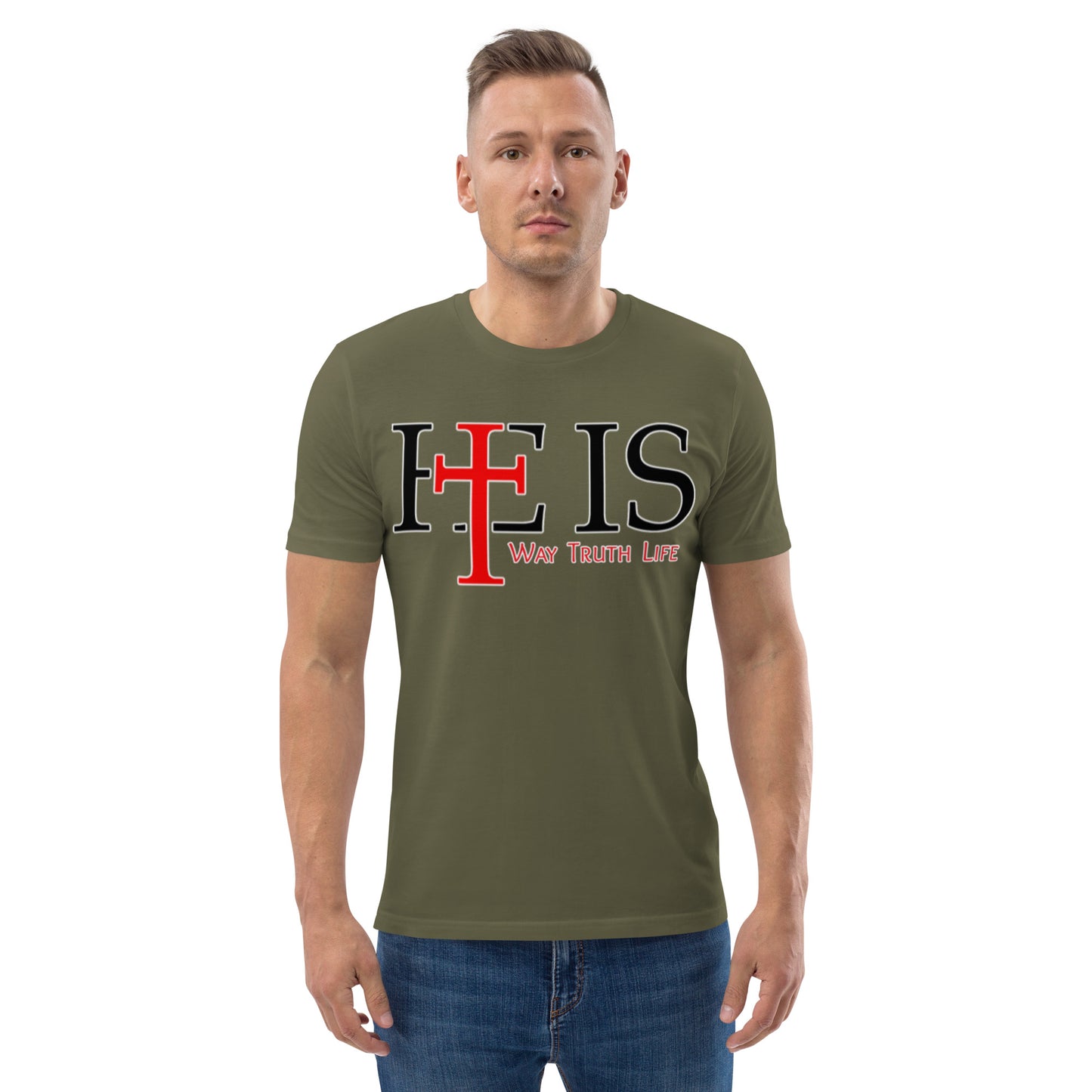 Way Truth Life - John 14:6 - Unisex Organic Cotton T-shirt