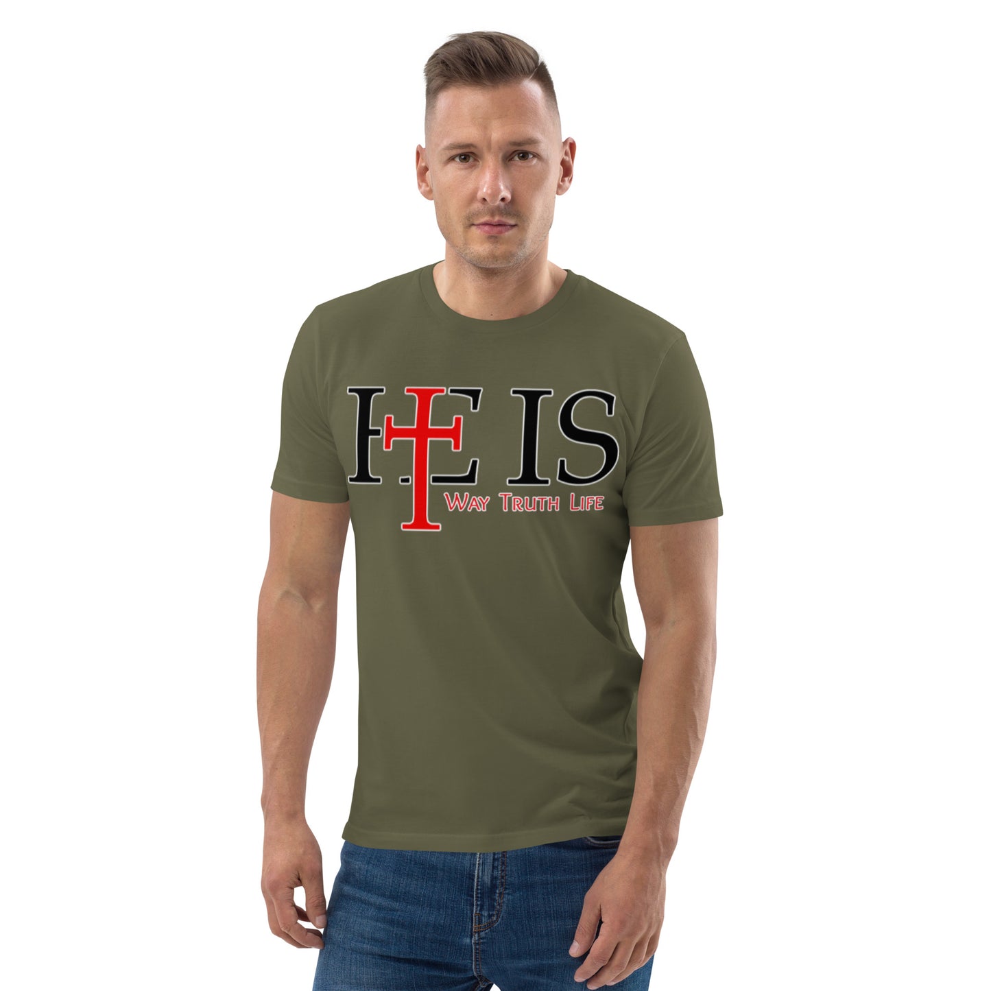 Way Truth Life - John 14:6 - Unisex Organic Cotton T-shirt