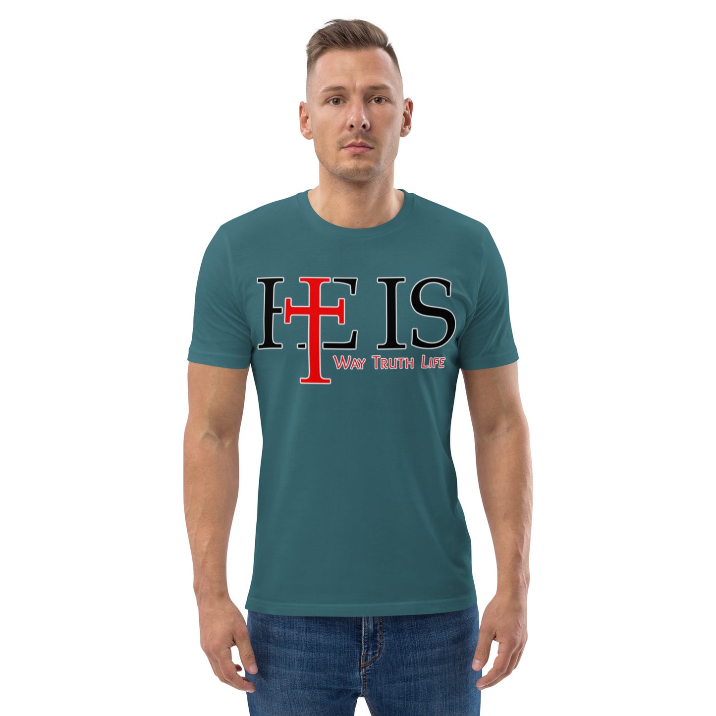 Way Truth Life - John 14:6 - Unisex Organic Cotton T-shirt