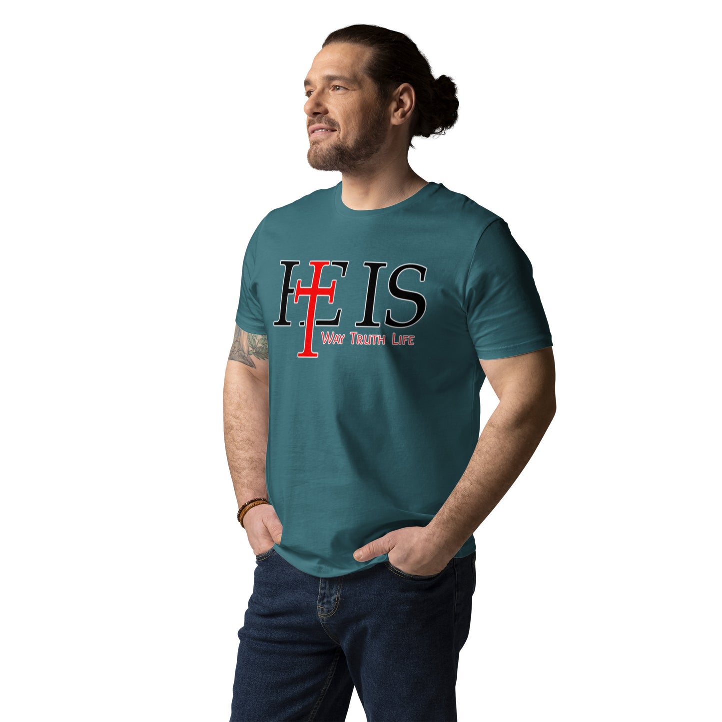 Way Truth Life - John 14:6 - Unisex Organic Cotton T-shirt