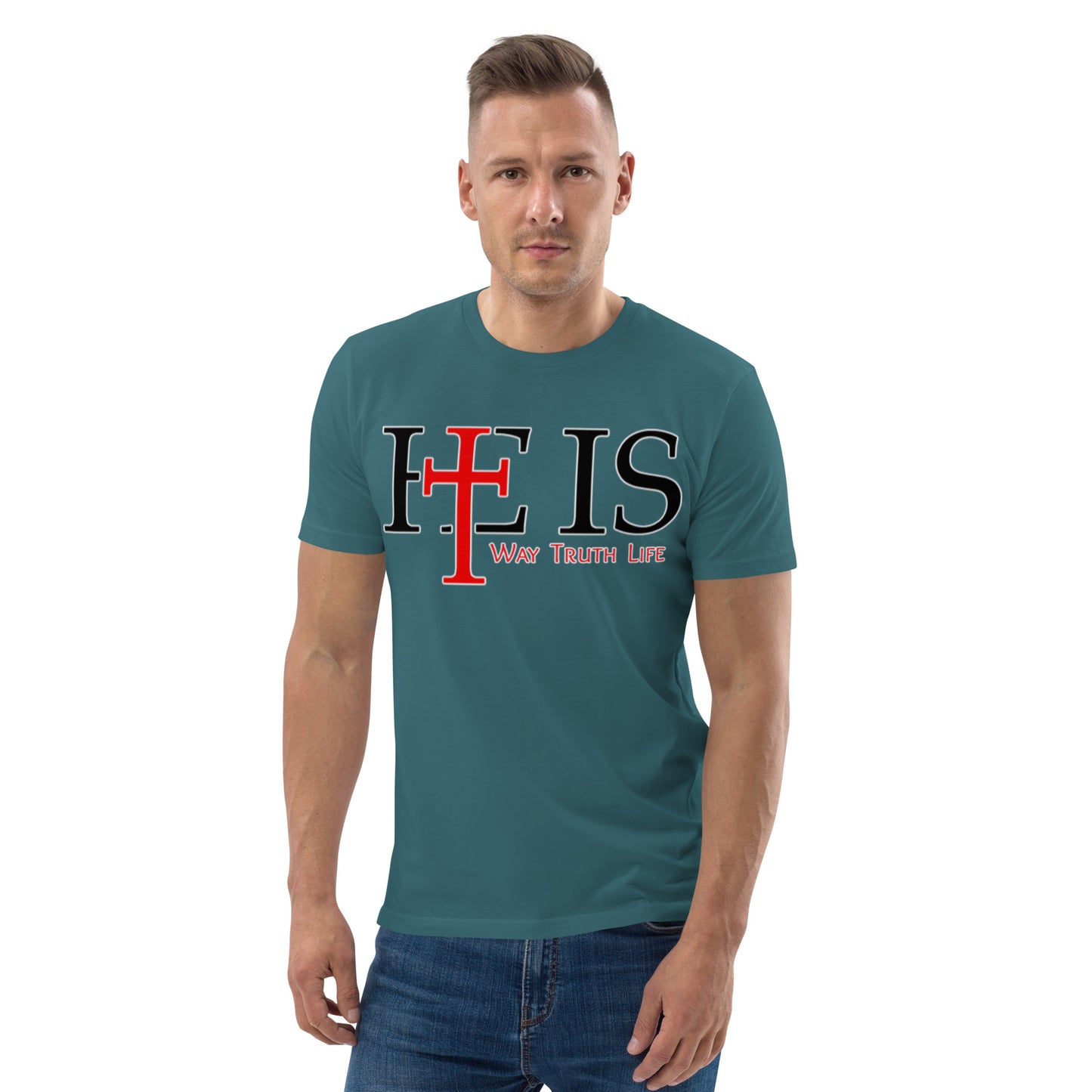 Way Truth Life - John 14:6 - Unisex Organic Cotton T-shirt