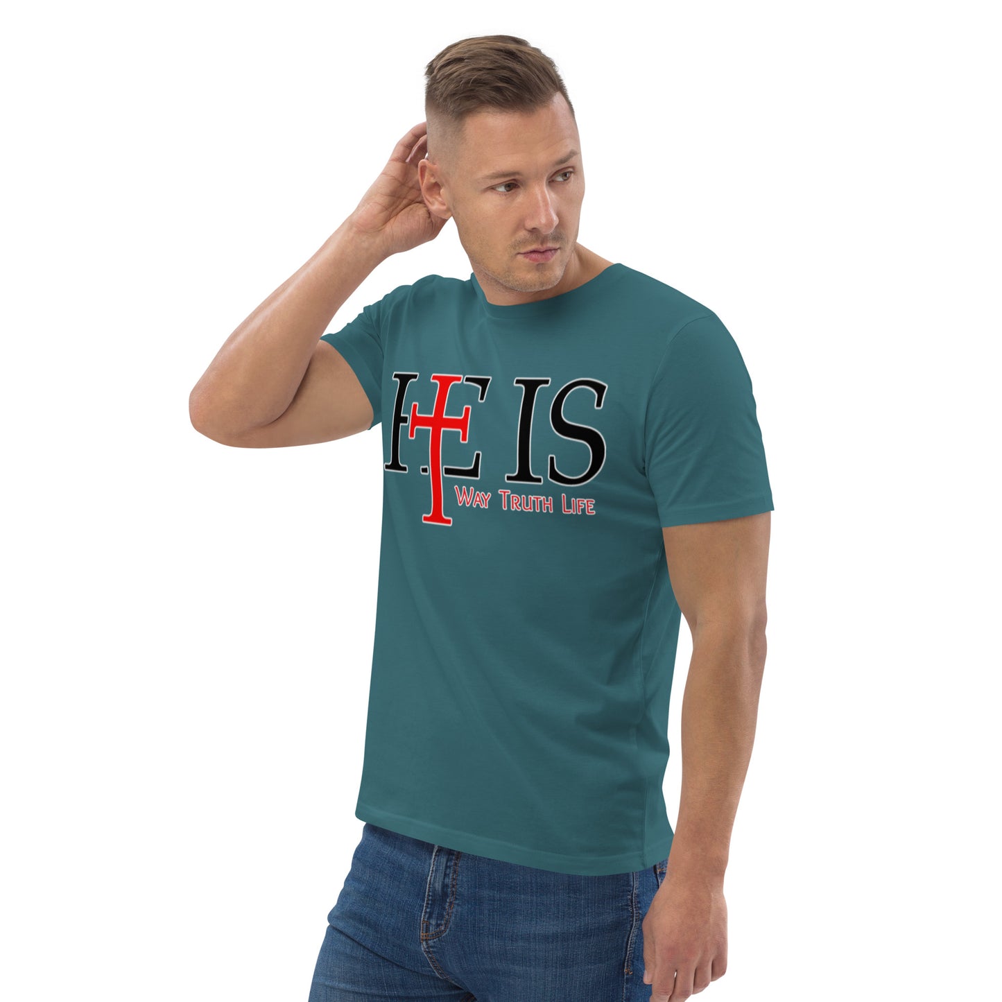 Way Truth Life - John 14:6 - Unisex Organic Cotton T-shirt