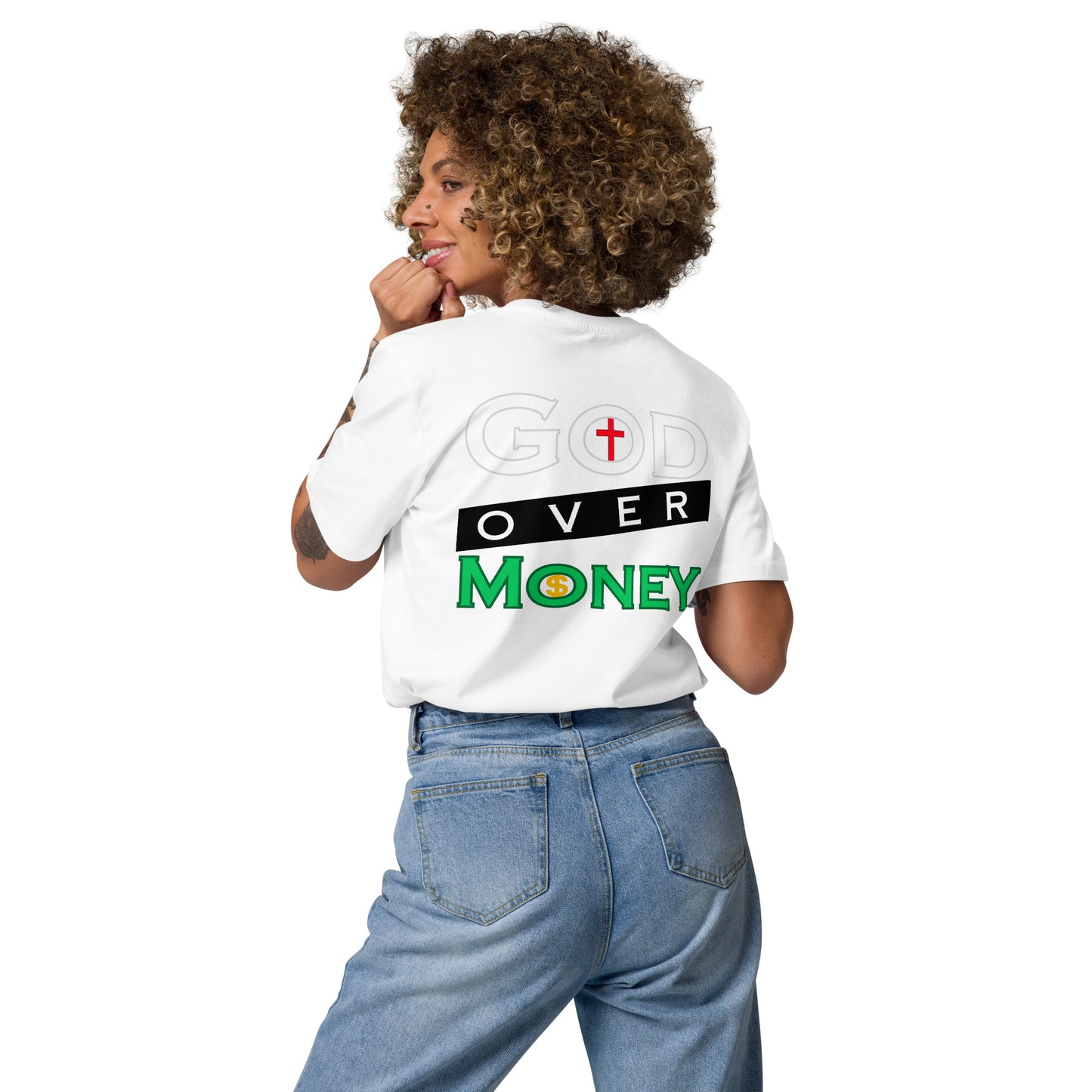 Luke 16:13 - Unisex Organic Cotton T-shirt