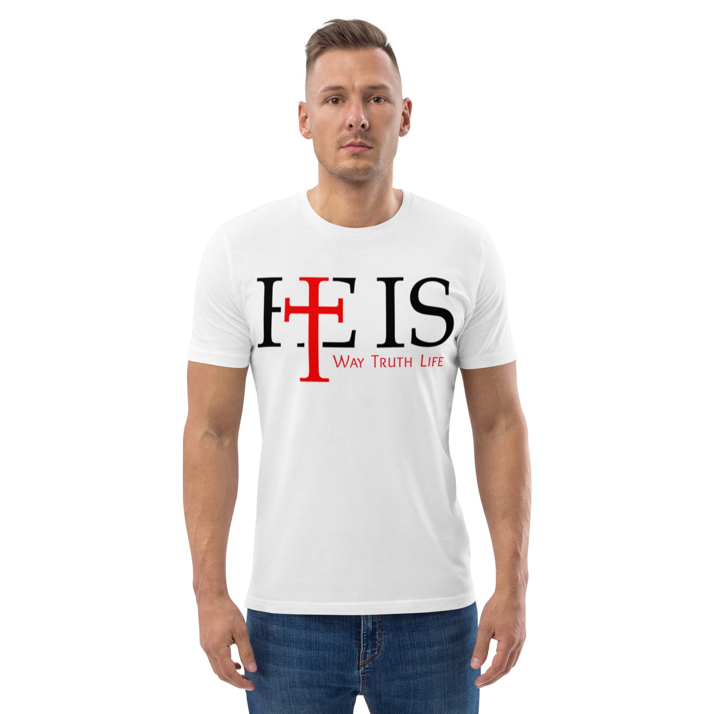 Way Truth Life - John 14:6 - Unisex Organic Cotton T-shirt