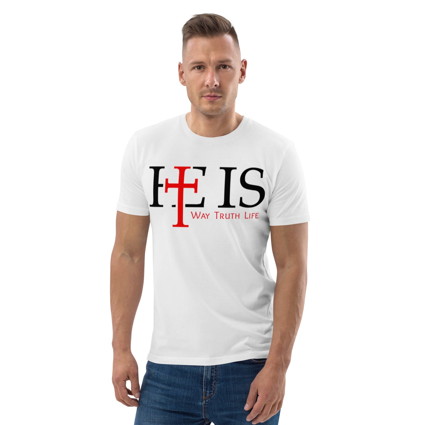 Way Truth Life - John 14:6 - Unisex Organic Cotton T-shirt
